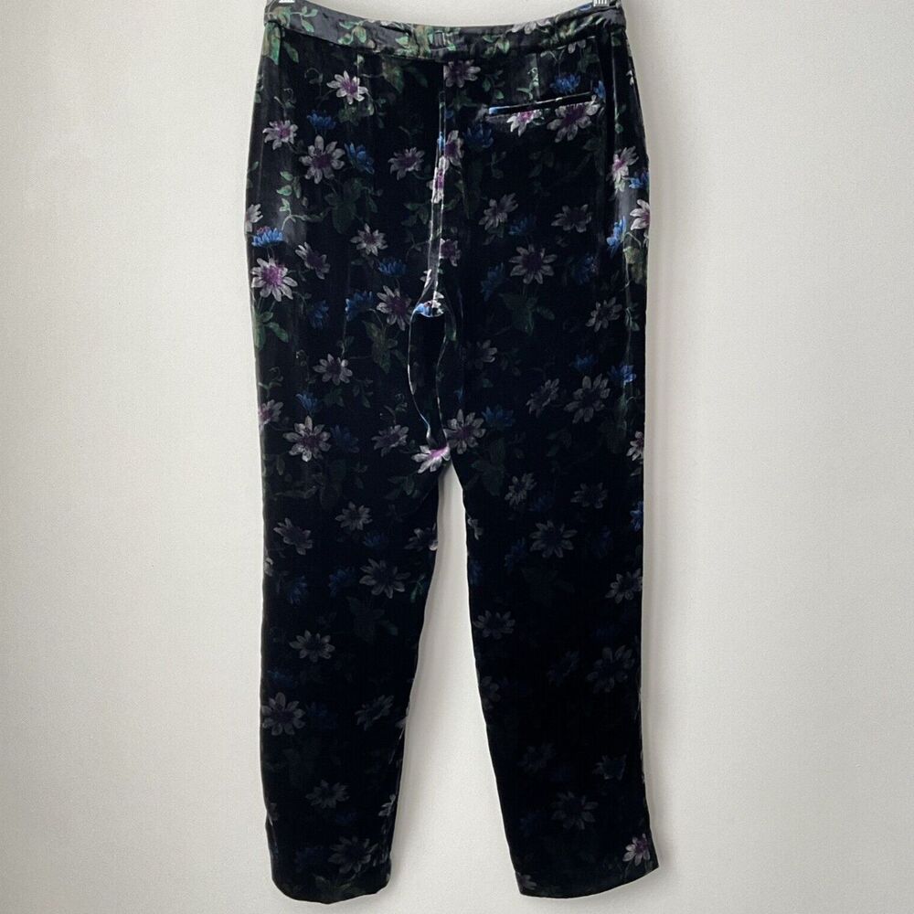 Silk Blend Hobbs Palace Collection Passion Flower Trouser Pants 8 - Picture 4 of 12